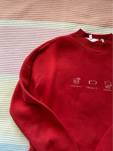 s Beden Kırmızı Sweatshirt