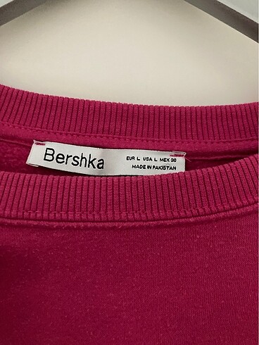 l Beden bershka pembe sweatshirt