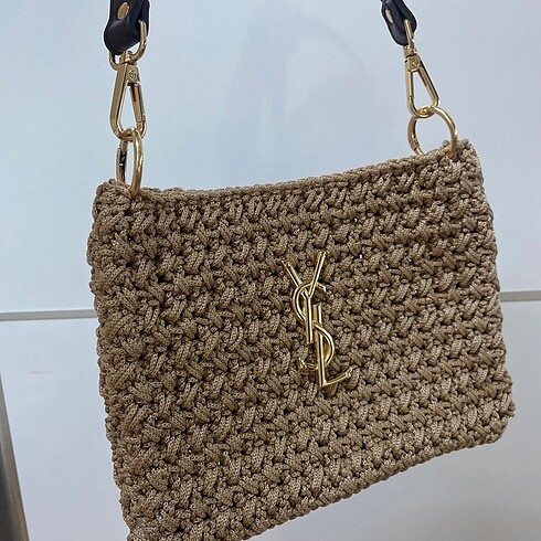  Beden camel Renk YSL Lüks Çanta