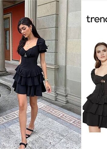 Trendyol & Milla Siyah elbise