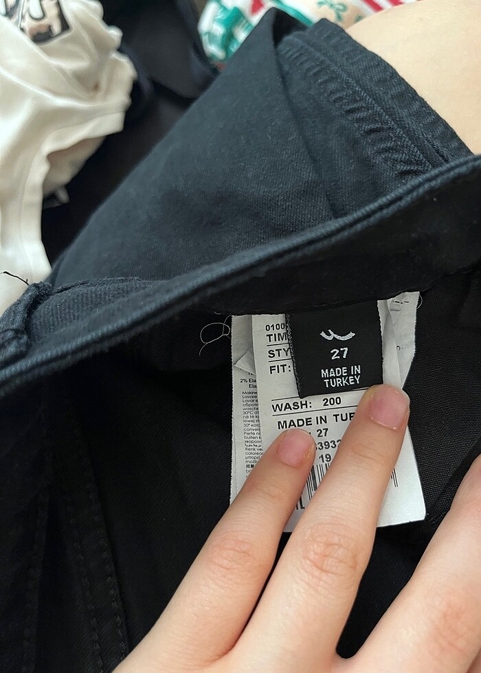 Siyah kot pantolon - Görsel 4