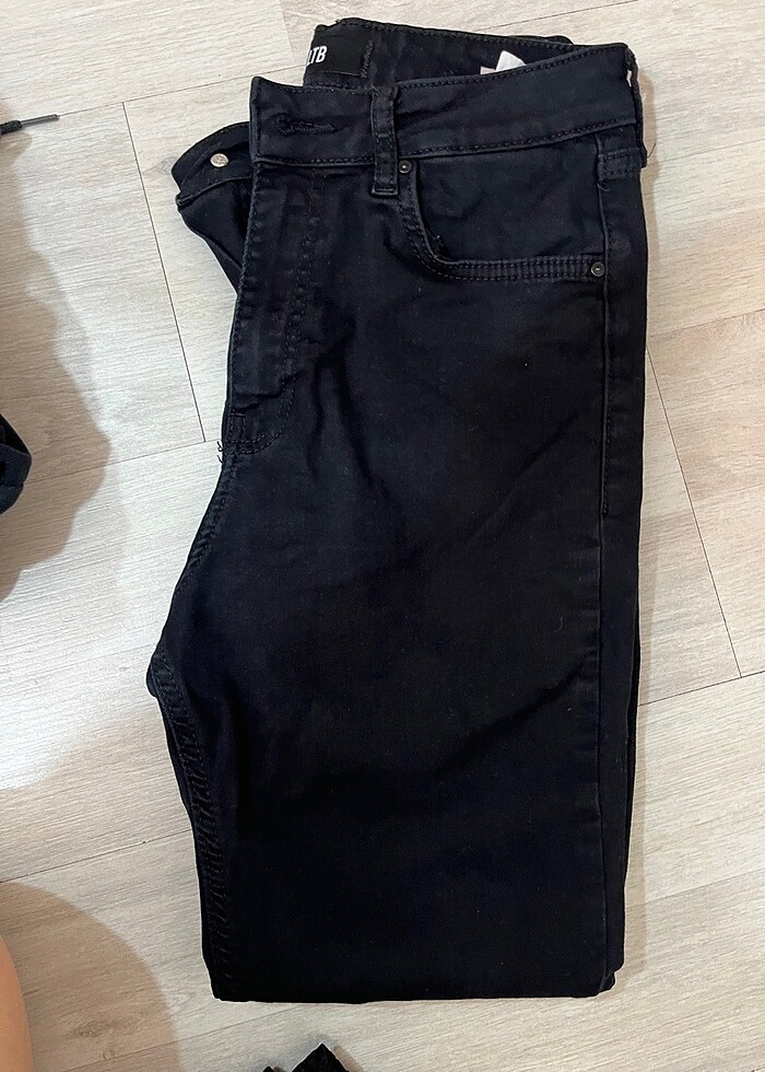 Siyah kot pantolon - Görsel 3