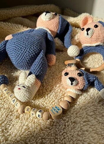  Beden Amigurumi 3 ' lü set oyuncak