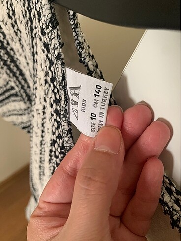 10 Yaş Beden Zara elbise