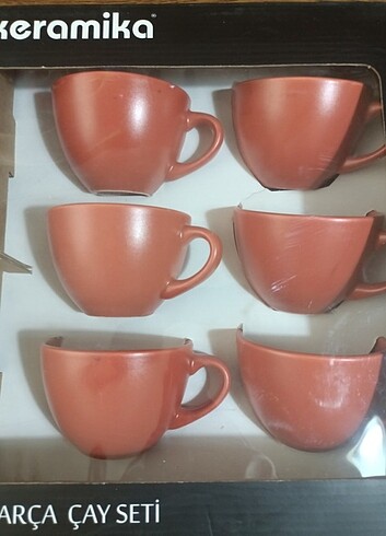Keramika çay fincan seti