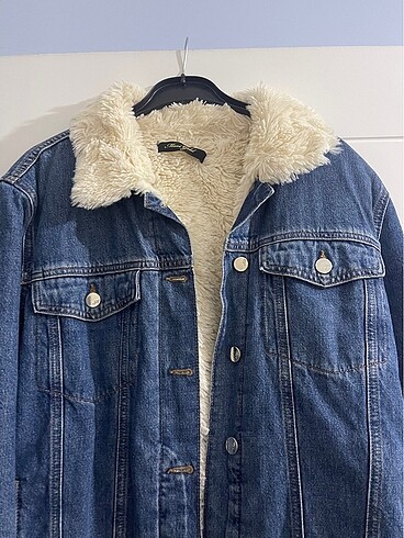 Mavi Jeans Mavi içi tüylü ceket