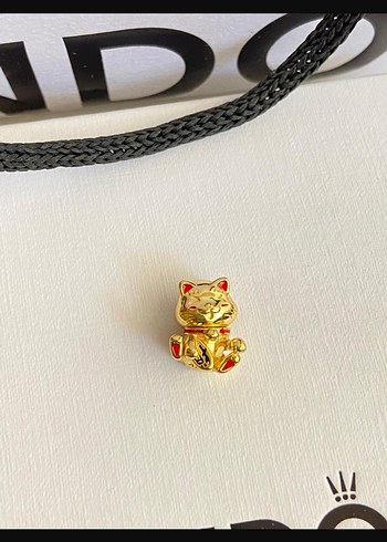 Maneki Neko japon şans kedisi charm - Görsel 5