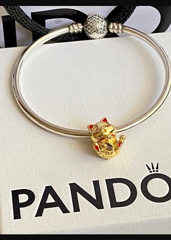 Maneki Neko japon şans kedisi charm - Görsel 2