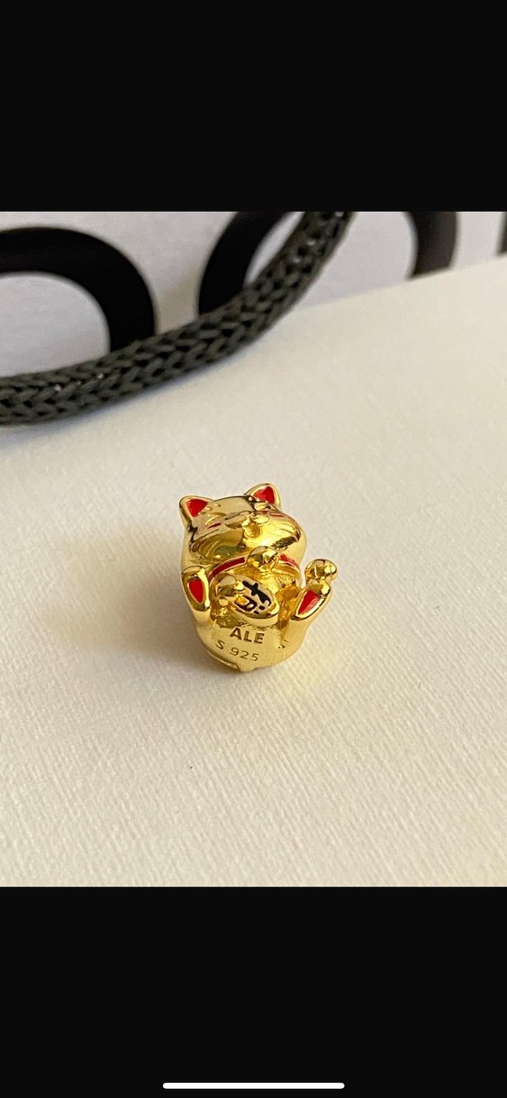 Maneki Neko japon şans kedisi charm - Görsel 3