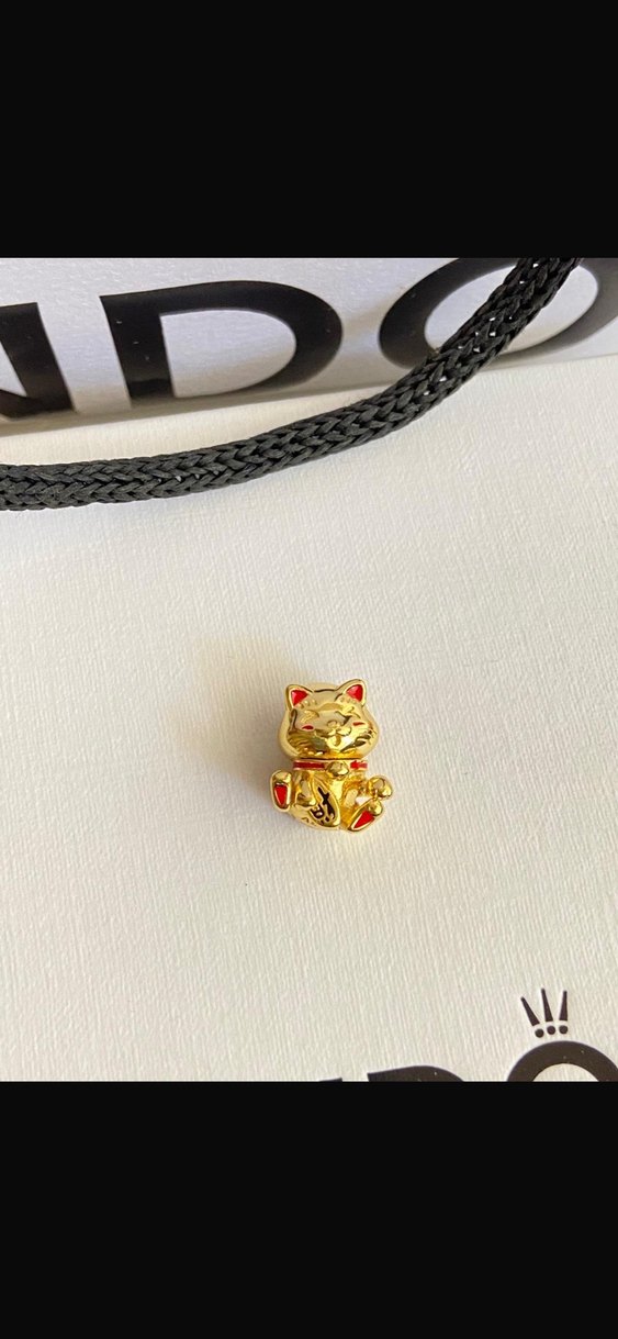 Maneki Neko japon şans kedisi charm - Görsel 5
