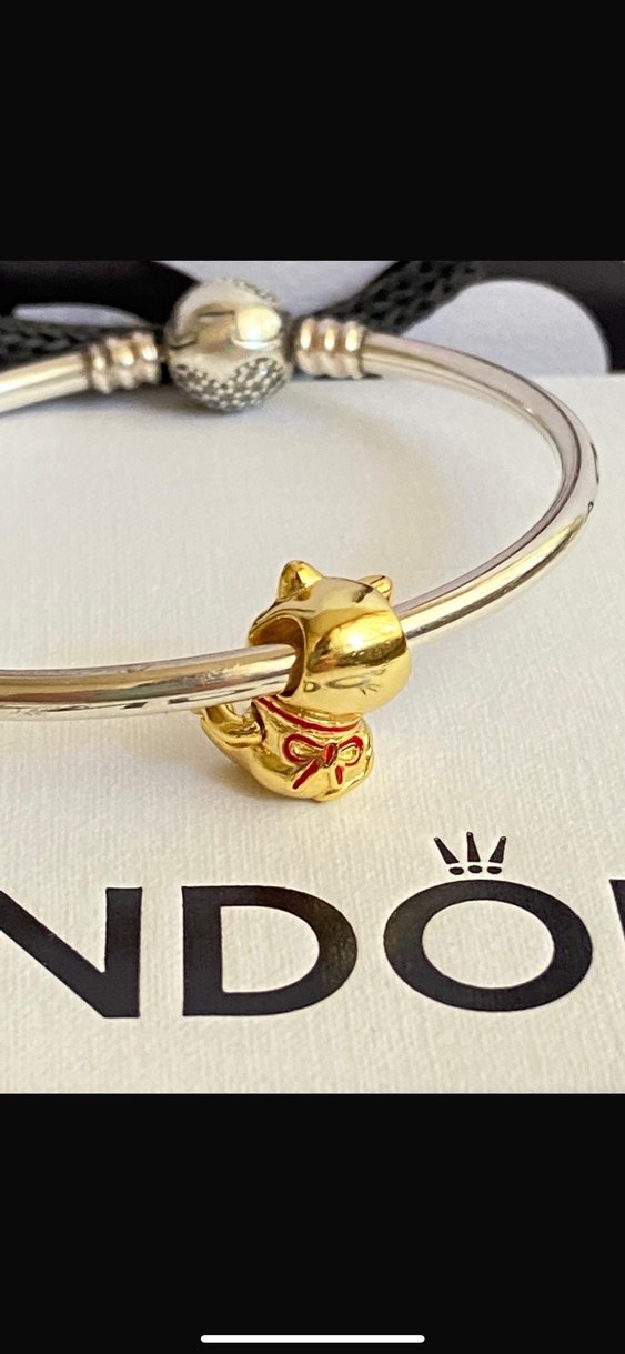 Maneki Neko japon şans kedisi charm - Görsel 4