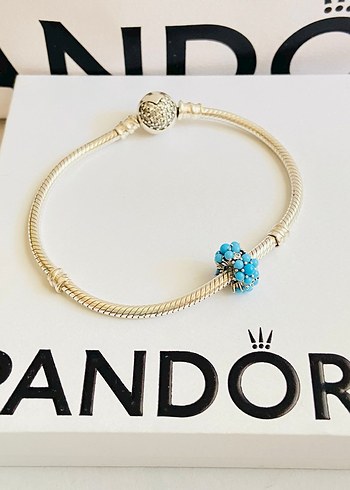 Boncuklu Turkuaz Kadın Charm - Görsel 2