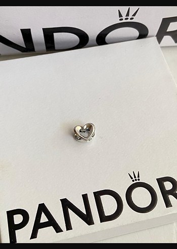 Gümüş kalp charm - Görsel 4