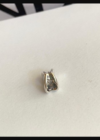 Gümüş kalp charm - Görsel 3