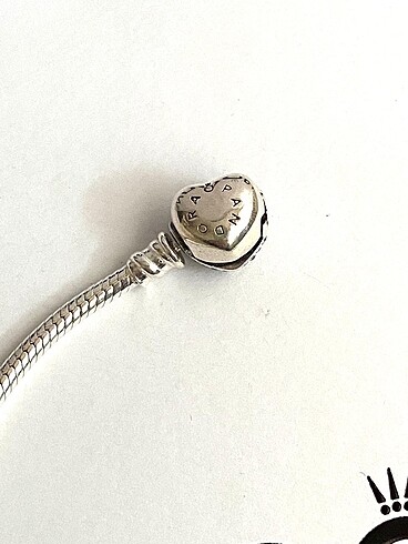 Moments gümüş pave kalp bileklik - Görsel 3