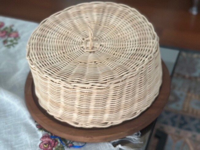Beden Renk Rattan kek fanusu