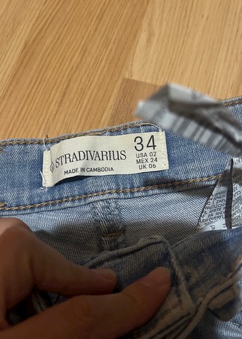 34 Beden Dar Kesim Midi Boy Kadın Kot Pantolon