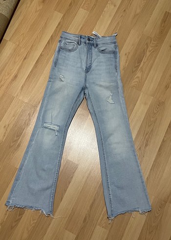 Dar Kesim Midi Boy Kadın Kot Pantolon