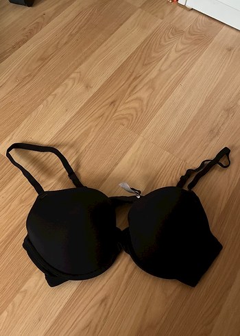 Siyah Minimalist Gotik Sütyen