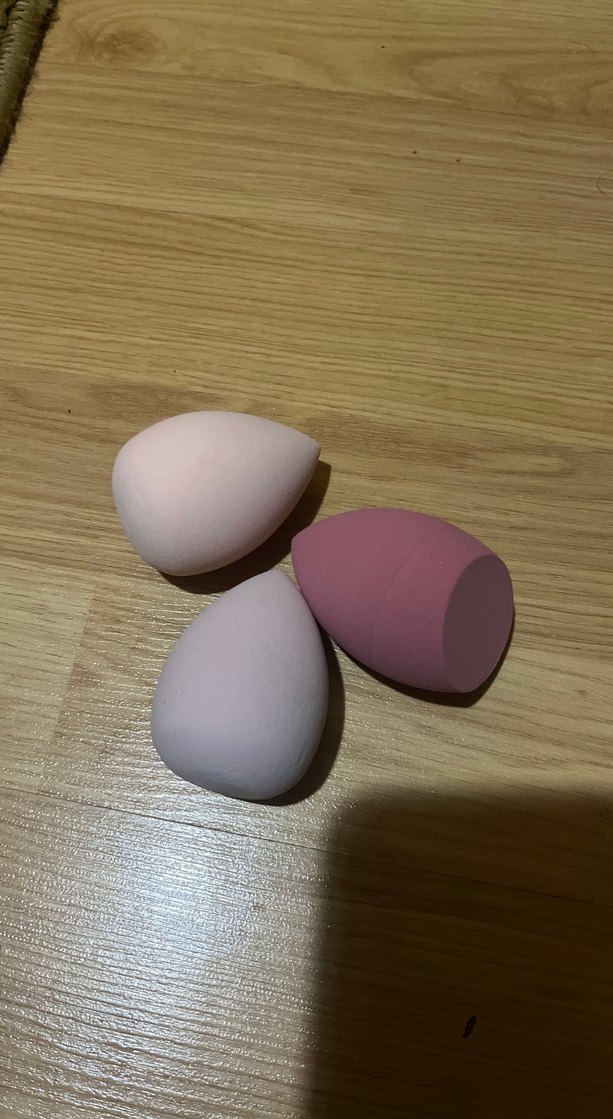 Pastel Renkli Beyaz Makyaj Süngeri Seti - Görsel 2