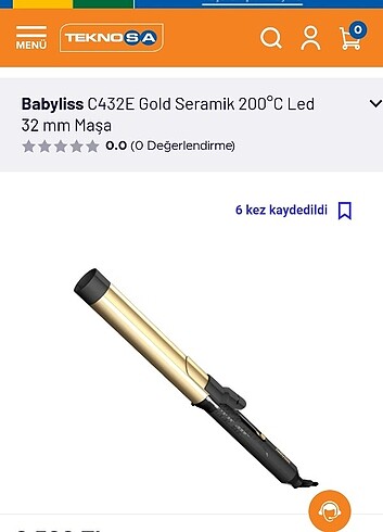 Babyliss c432e gold ceramic maşa 32 mm