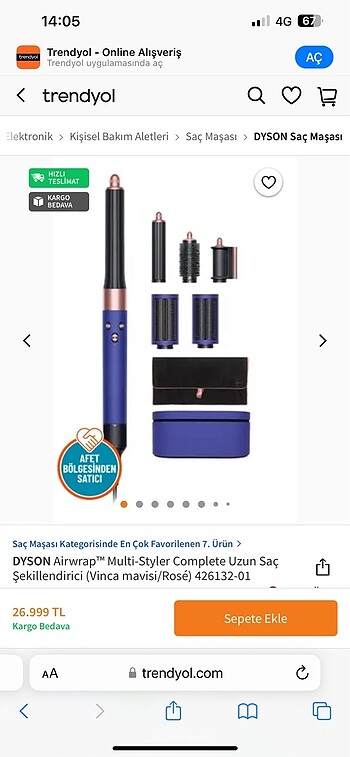 DYSON SAÇ ŞEKİLLENDİRİCİ - Görsel 7