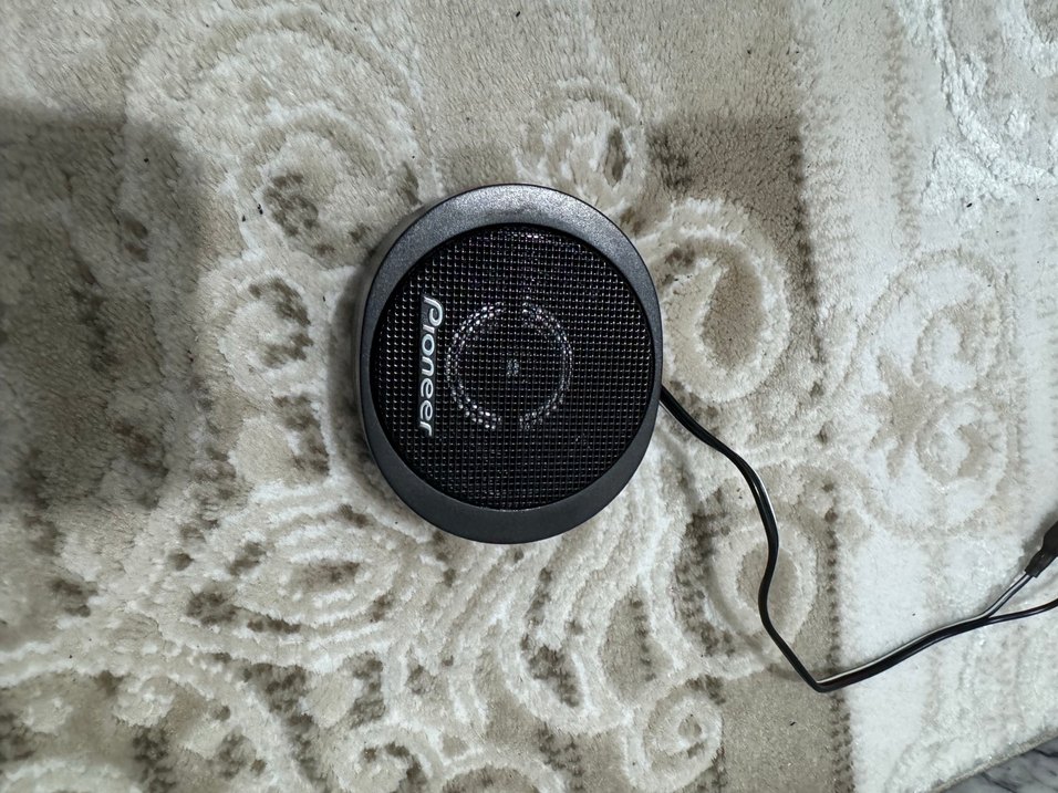 Pioneer Siyah Oval Müzik Sistemi Hoparlörleri - Görsel 3