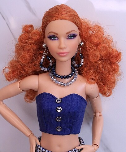 Barbie Parlak Kristal Taşlı Set