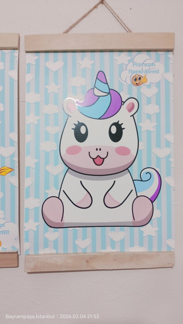 Poyraz bebek Pastel Renkli Hayvan Temalı Çocuk resimler - Görsel 5