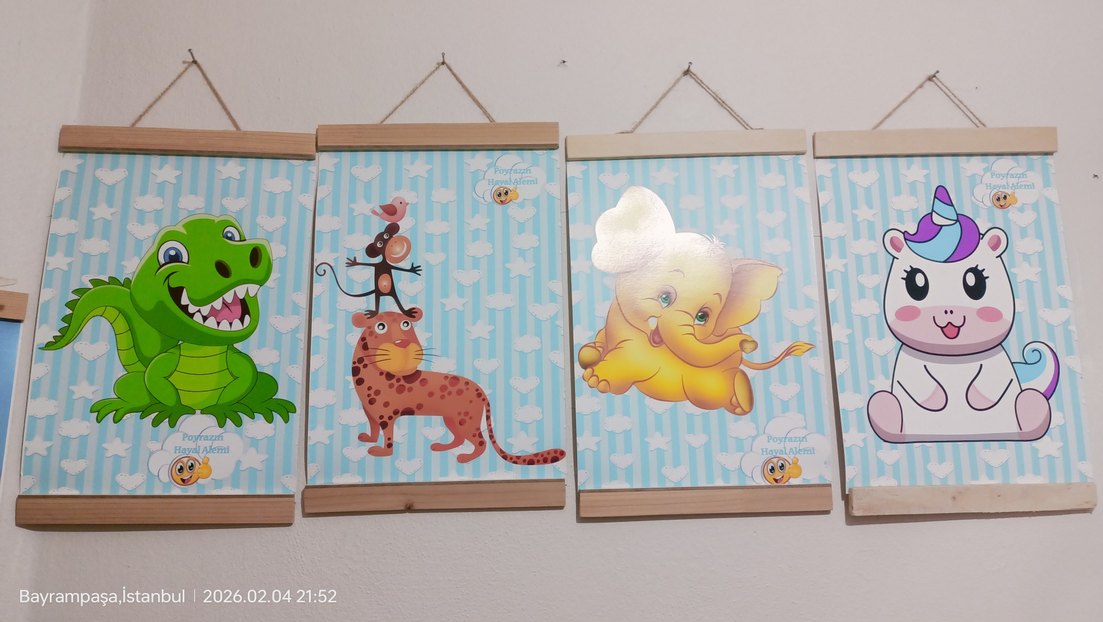 Poyraz Renkli kapı Süslemesi ve çerçeveler - Görsel 5