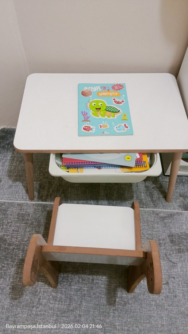 çocuk çalışma masası MDF - Görsel 3