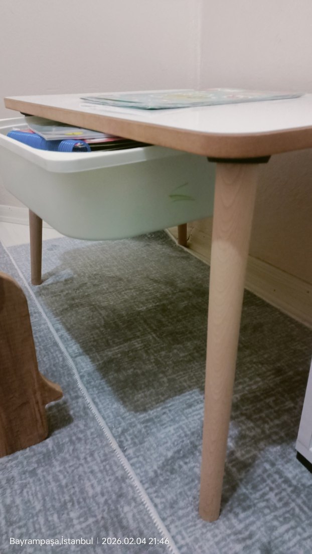 çocuk çalışma masası MDF - Görsel 4