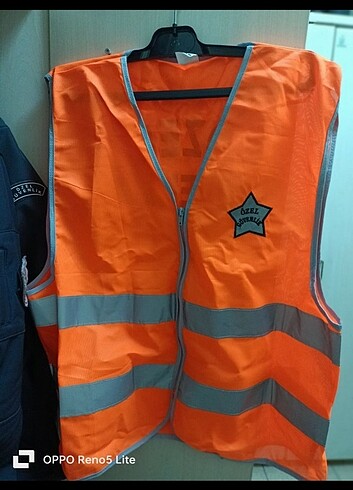 s Beden turuncu Renk Güvenlik Yeleği Reflektörlü