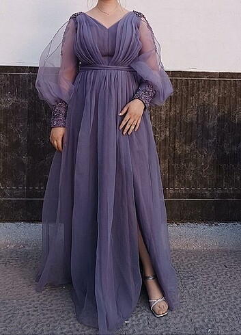Diğer Arya Moda Uzun Elbise