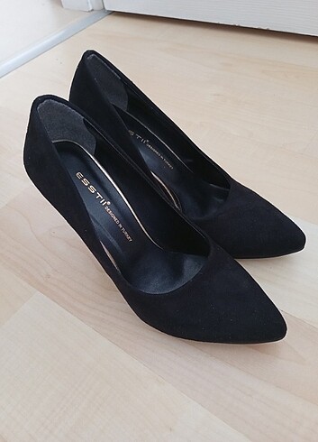37 Beden siyah Renk Siyah Topuklu Ayakkabı 
