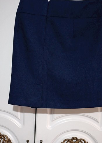 Lacivert Midi Etek - Görsel 3