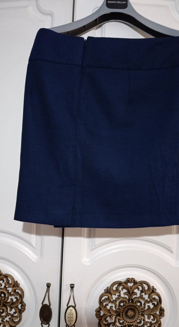 Lacivert Midi Etek - Görsel 3