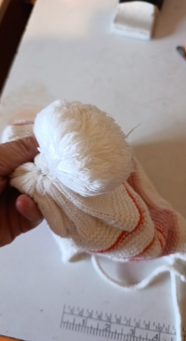 Renkli Nakışlı Beyaz Örgü Çocuk Bere - Görsel 4