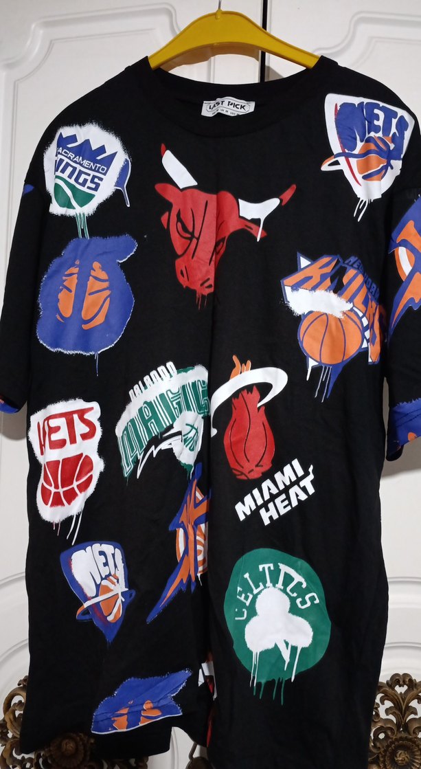 Çok Renkli Erkek Baskılı Tişört - Görsel 2