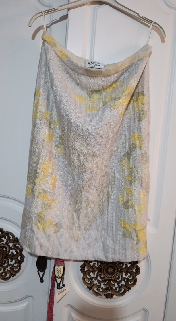 Bohem Midi  Etek, Salaş Kesim, Keten - Görsel 3