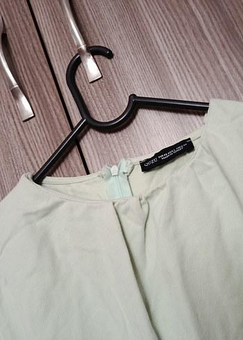 Açık Mint Renkli Elbise Kemerli - Görsel 4