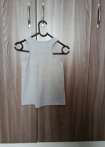 Gri Kolsuz Atlet tshirt - Görsel 3