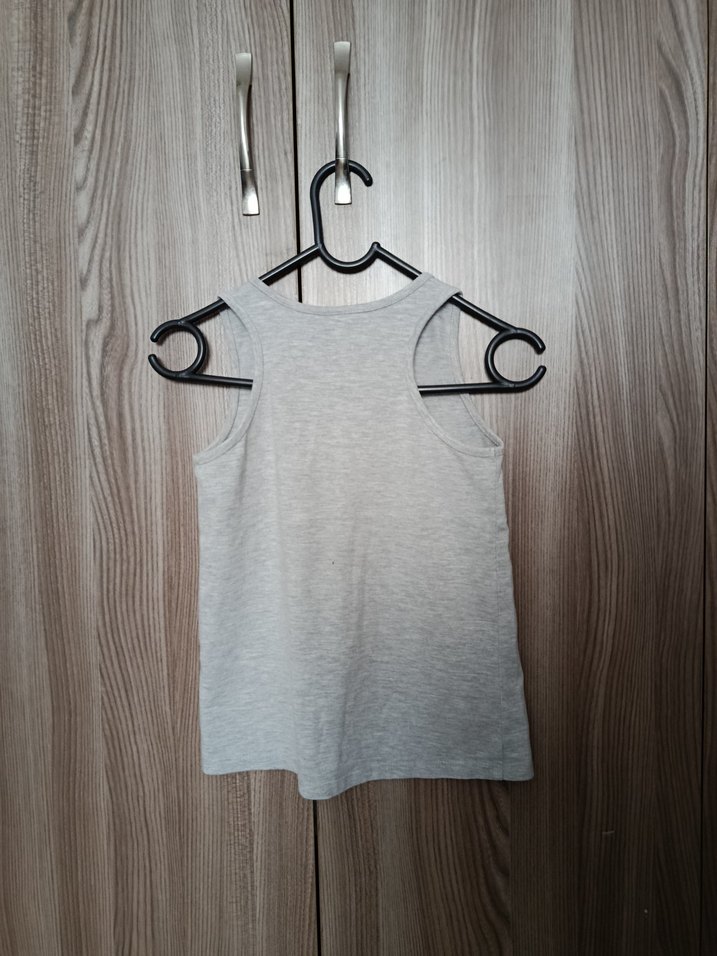 Gri Kolsuz Atlet tshirt - Görsel 4