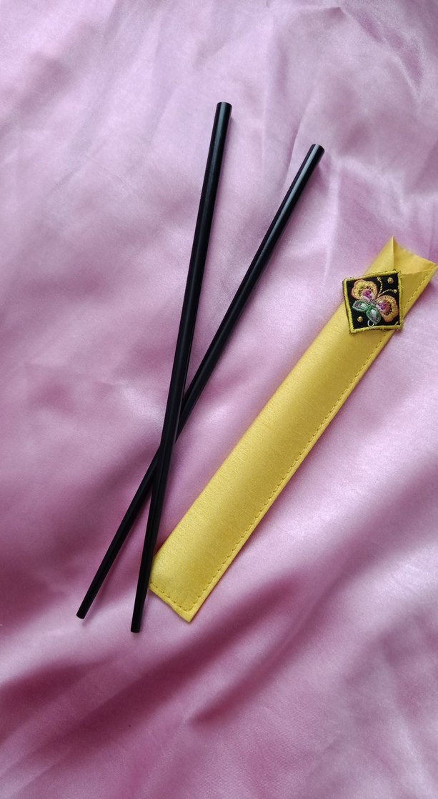 Kore Tarzı Siyah Chopstick - Görsel 3