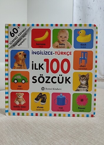 İngilizce Türkçe İlk 100 Sözcük Sürpriz Kapaklı Remzi Kitabevi