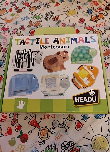 Headu Tactile Animals Montessori Puzzle