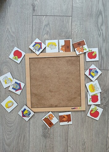 Diğer Toptoys Aynı Hayvanları Farklı Pozisyonda Eşleştir Ahşap Puzzle