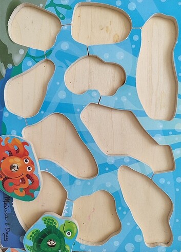 Beden Renk Melissa and Doug Ahşap Mıknatıslı Balık Tutma