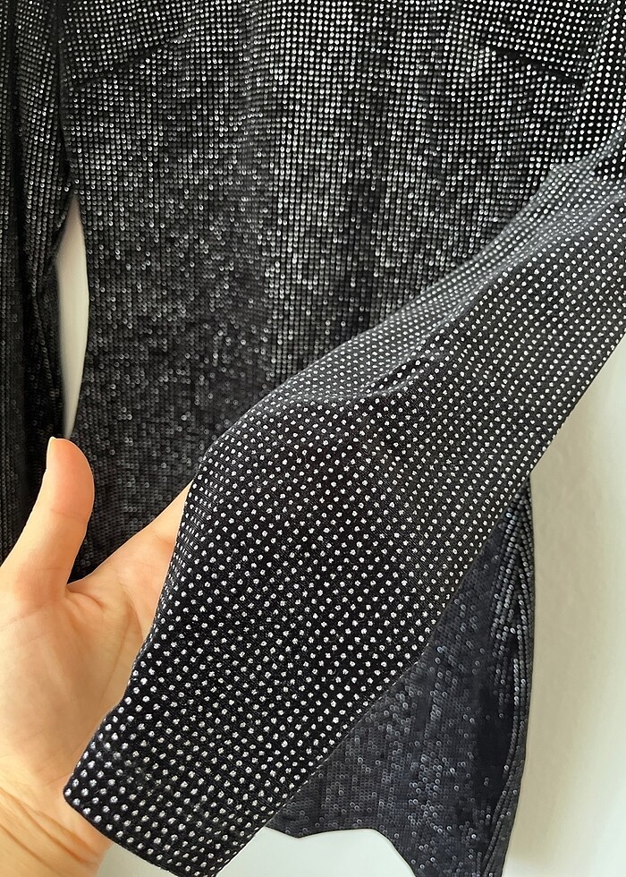 Mango sırt dekolteli abiye - Görsel 3