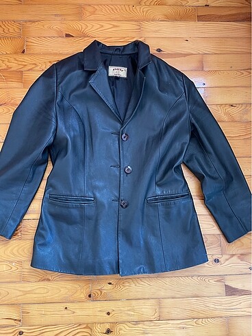 Deri blazer ceket